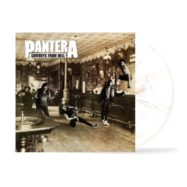 Pantera - Cowboys From Hell (Ltd. Ed. 2021 White & Whiskey Brown Marbled Vinyl reissue) - Vinyl - New