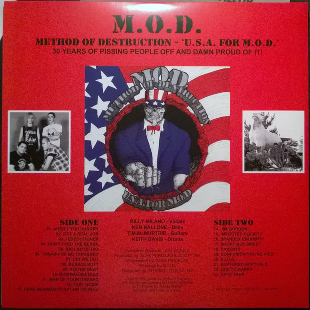 M.O.D. - U.S.A. For M.O.D. (30th Ann. Ed. gatefold) - Vinyl - New