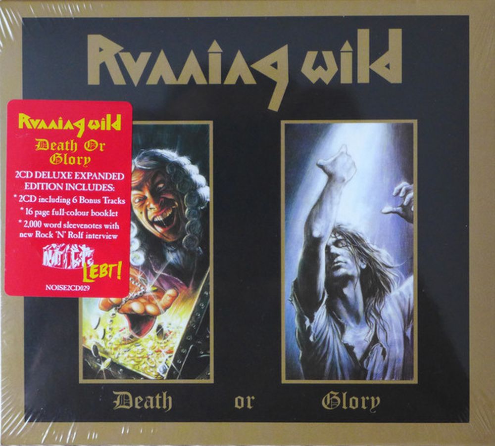 Running Wild - Death Or Glory (2017 2CD Reissue w. 6 bonus tracks) - CD - New