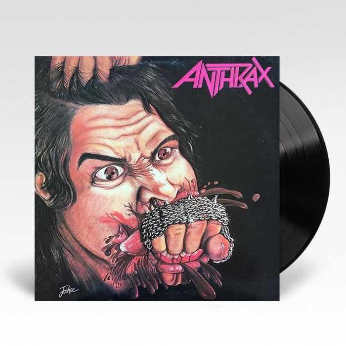 Anthrax - Fistful Of Metal (2021 Red/Black Splatter Vinyl gatefold reissue) (Euro.) - Vinyl - New