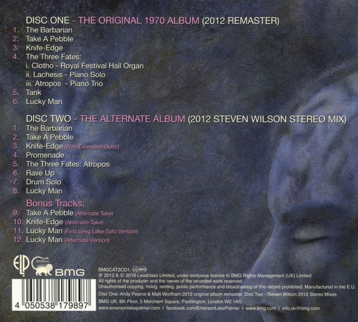 Emerson Lake And Palmer - Emerson Lake And Palmer (2016 Deluxe Ed. 2CD) - CD - New