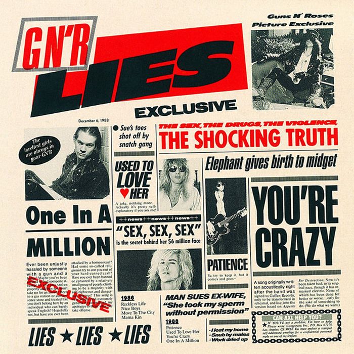 Guns N Roses - G N R Lies (U.K.) - CD - New