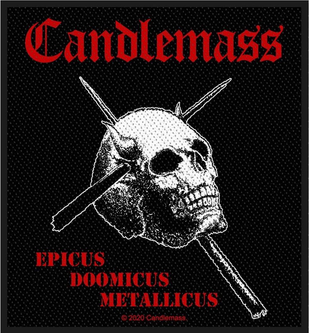 Candlemass - Epicus Doomicus Metallicus (100mm x 90mm) Sew-On Patch
