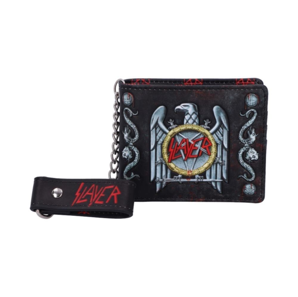 Slayer - Logo - Bi-Fold Wallet with Chain - Leather