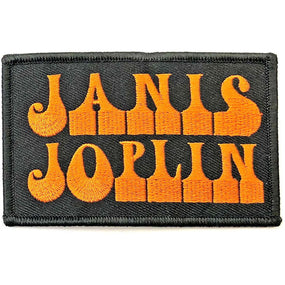 Joplin, Janis - Logo Star (100mm x 60mm) Sew-On Patch