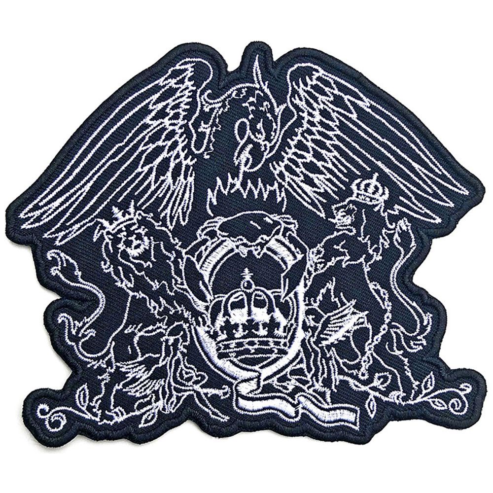 Queen - Cut-Out Crest (120mm x 100mm) Sew-On Patch
