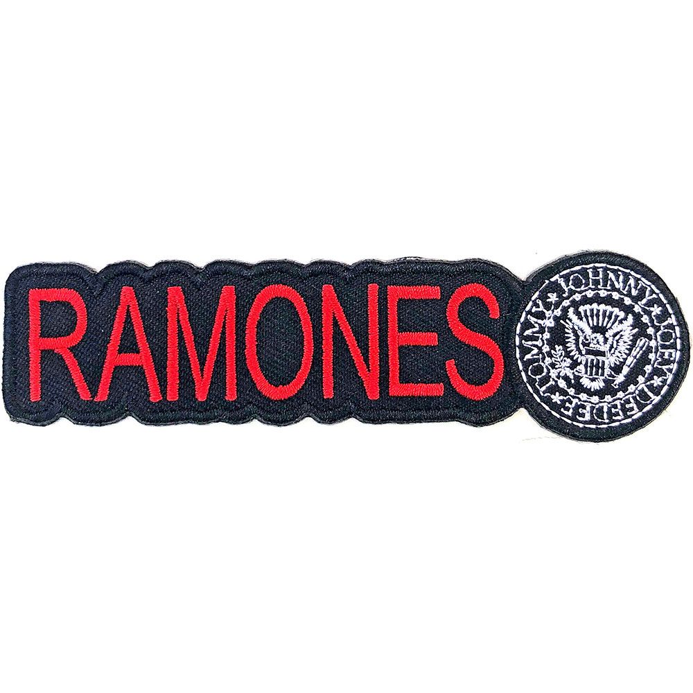 Ramones - Logo & Seal (110mm x 30mm) Sew-On Patch