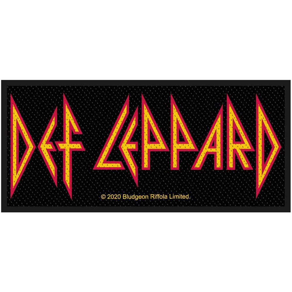 Def Leppard - Logo (100mm x 50mm) Sew-On Patch
