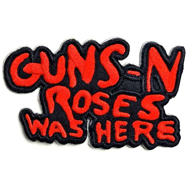 Guns N Roses - Guns N Roses Was Here (95mm x 50mm) Sew-On Patch