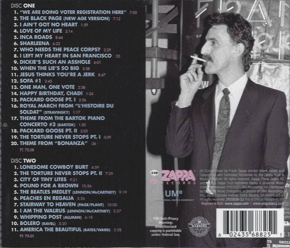 Zappa, Frank - Zappa '88: The Last U.S. Show (2CD) - CD - New