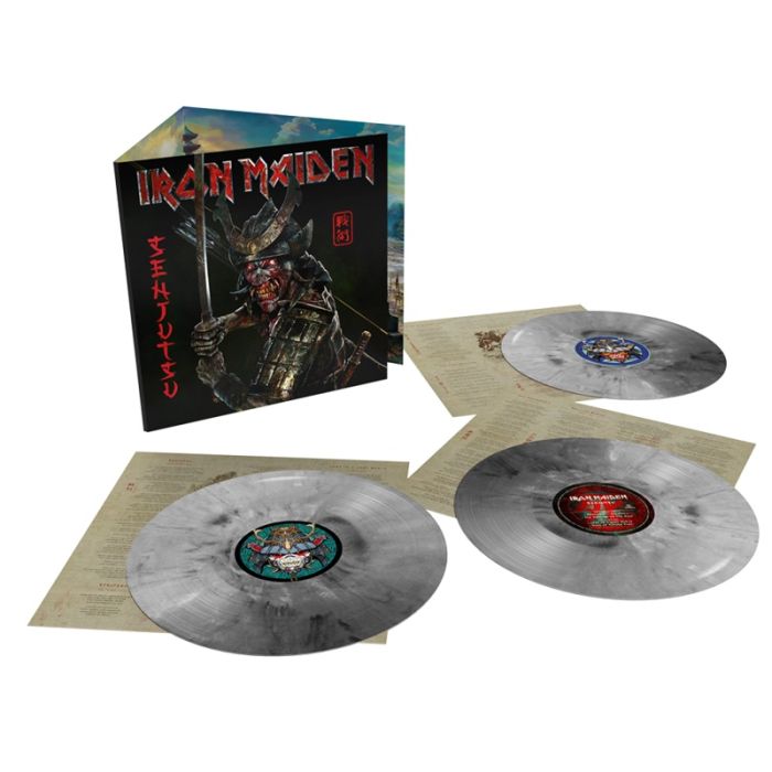 Iron Maiden - Senjutsu (Indie Exclusive Silver/Black/White 3LP) - Vinyl - New