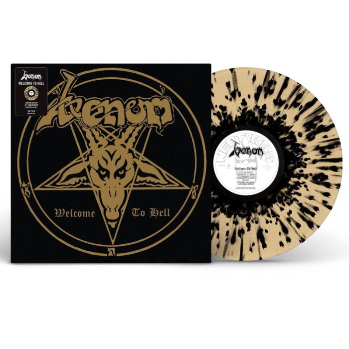 Venom - Welcome To Hell (Ltd. Ed. 2021 40th Anniversary Gold/Black Splatter vinyl reissue) - Vinyl - New