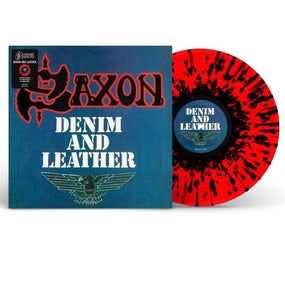 Saxon - Denim And Leather (Ltd. Ed. 40th Anniversary Red/Black Splatter Vinyl) - Vinyl - New
