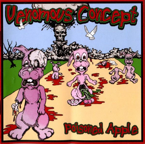 Venomous Concept - Poisoned Apple (2021 Clear/Red/Green Splatter Vinyl reissue) - Vinyl - New