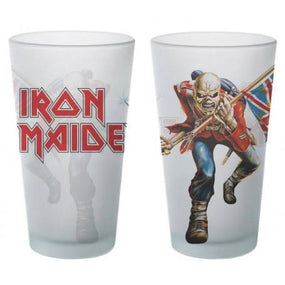 Iron Maiden - Beer Glass (Frosted) - The Trooper