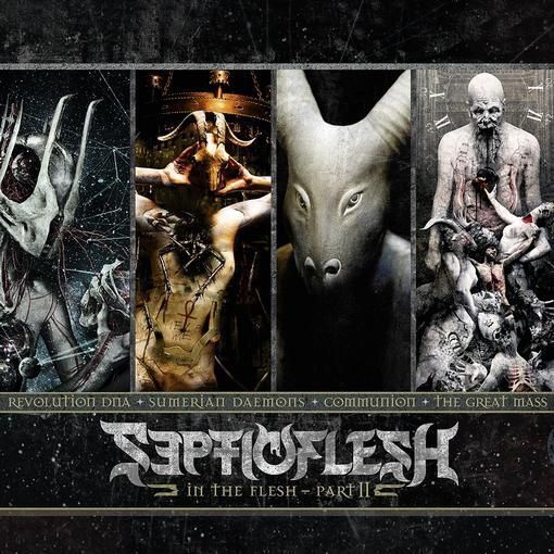Septic Flesh - In The Flesh - Part II (Revolution DNA/Sumerian Daemons/Communion/The Great Mass) (4CD) - CD - New