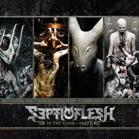Septicflesh - In The Flesh - Part II (Revolution DNA/Sumerian Daemons/Communion/The Great Mass) (4CD) - CD - New