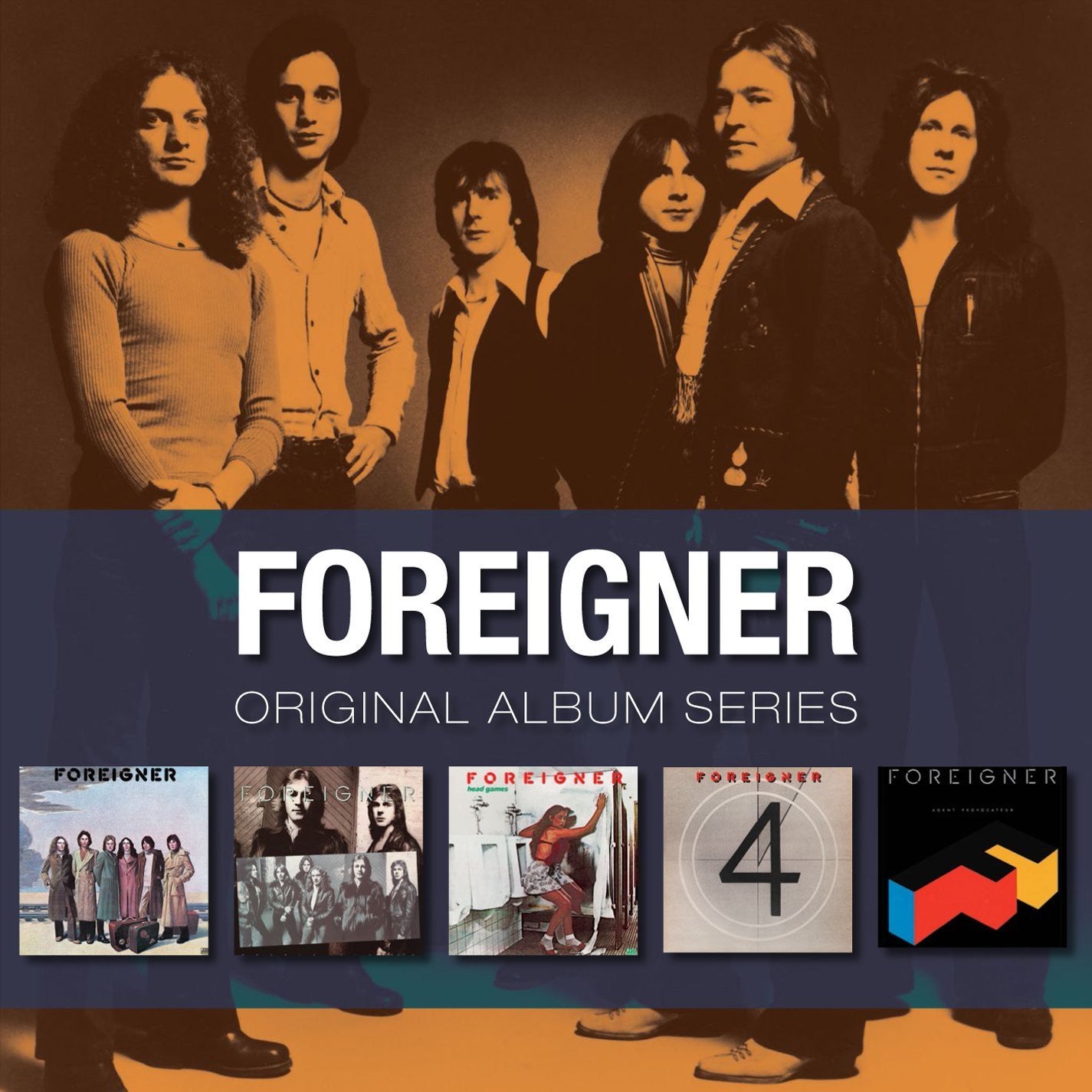 Foreigner - Original Album Series (Foreigner/Double Vision/Head Games/4/Agent Provocateur) (5CD) - CD - New