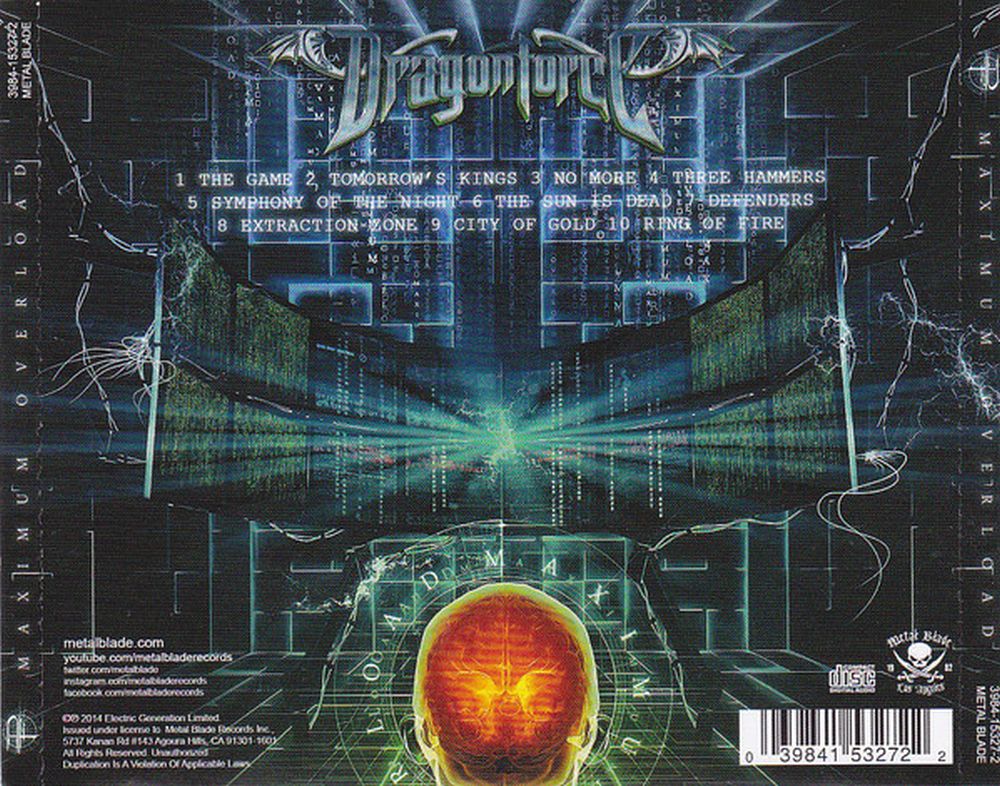 Dragonforce - Maximum Overload - CD - New