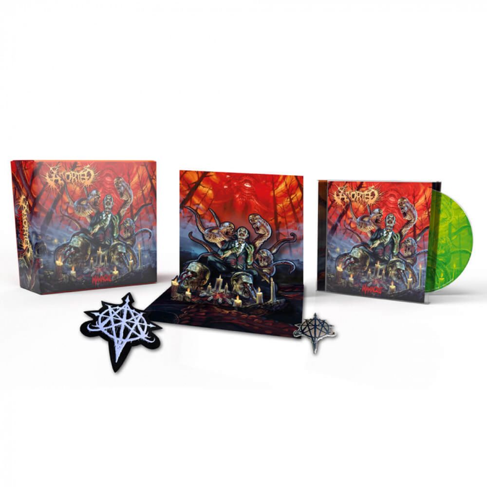 Aborted - ManiaCult (Ltd. Deluxe CD Box Set with bonus track, pop-up card, metal pin & patch) - CD - New