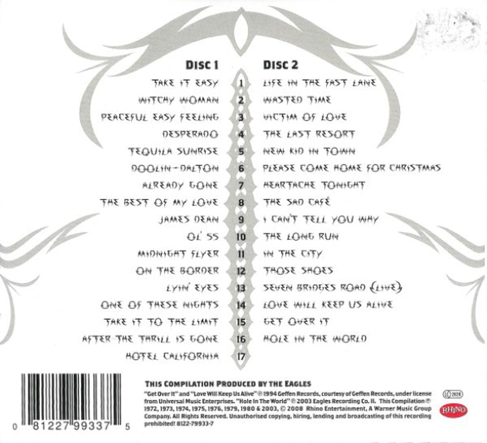 Eagles - Complete Greatest Hits, The (2CD) - CD - New