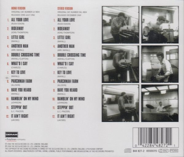 Mayall, John With Eric Clapton - Blues Breakers (Mono and Stereo versions) (1998 remaster) - CD - New