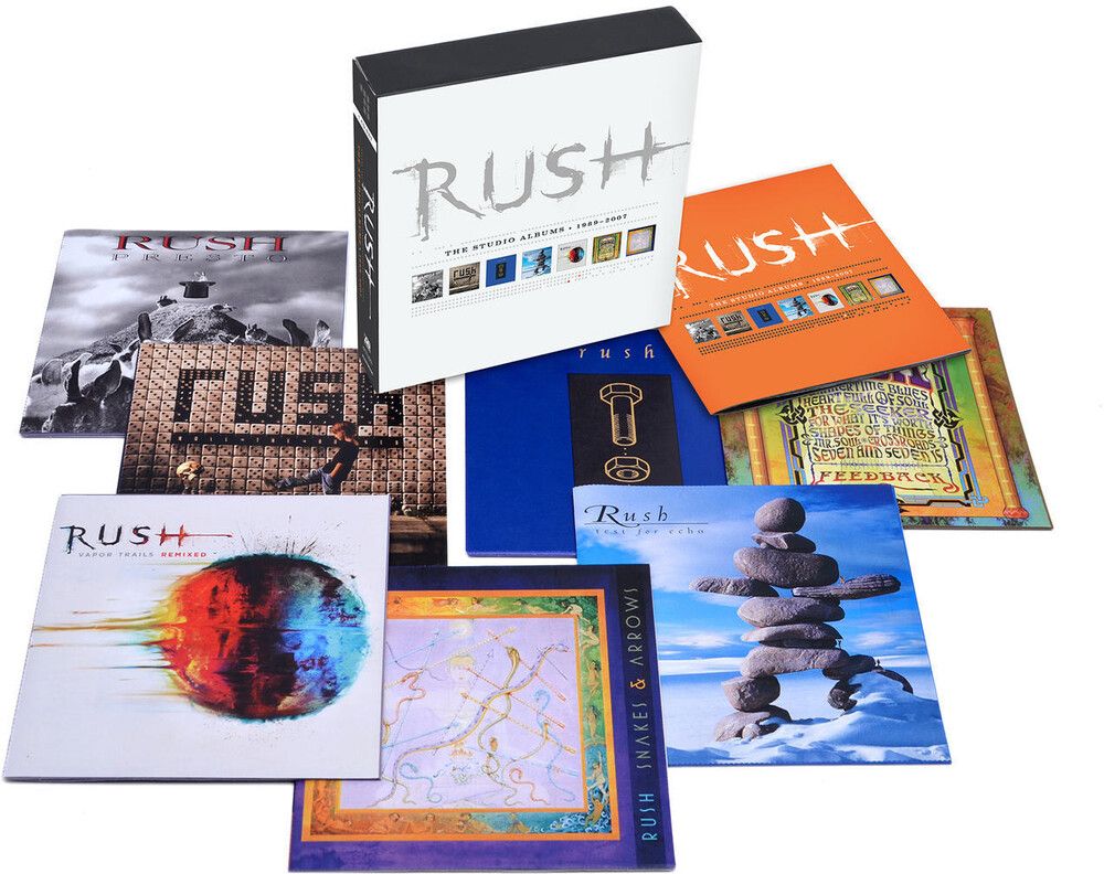Rush - Studio Albums, The: 1989-2007 (Presto/Roll The Bones/Counterparts/Test For Echo/Vapor Trails Remixed/Feedback/Snakes & Arrows) (7CD Box Set) - CD - New