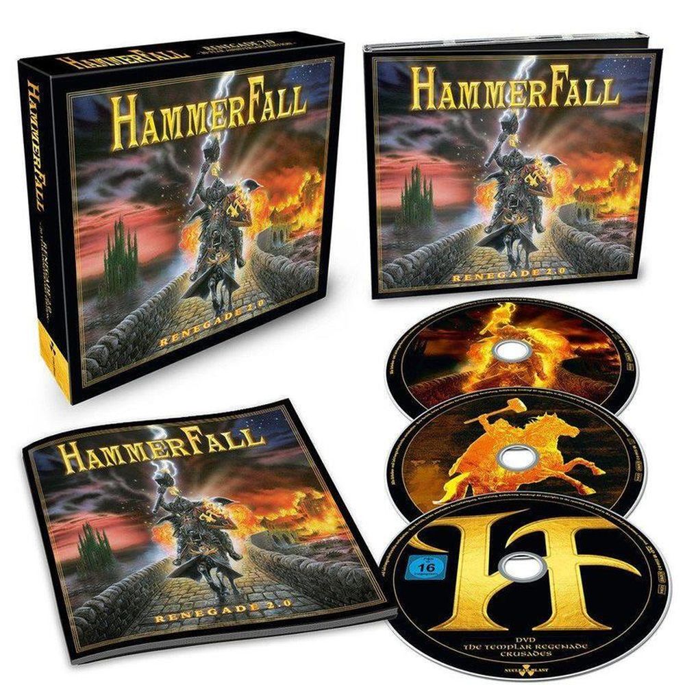 Hammerfall - Renegade 2.0: 20-Year Anniversary Edition (Deluxe Ed. 2CD/DVD Box Set) (R0) - CD - New