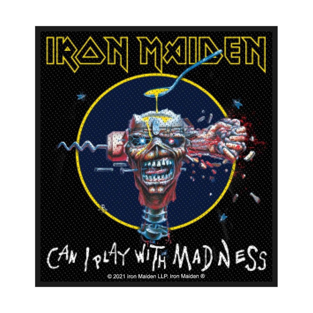 Iron Maiden - Can I Play With Madness (100mm x 95mm) Sew-On Patch