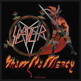 Slayer - Show No Mercy (100mm x 100mm) Sew-On Patch