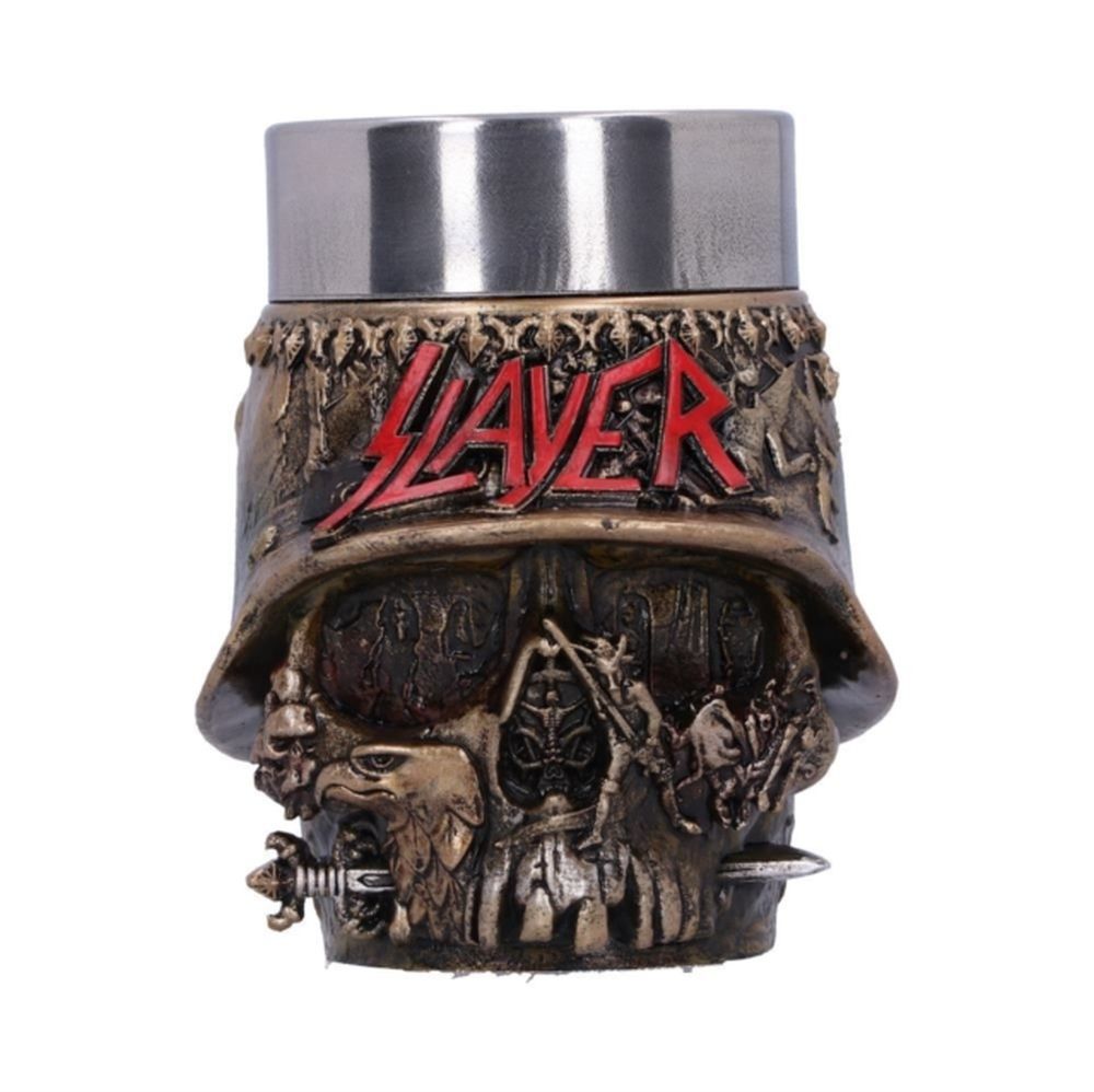 Slayer - Shot Glass (Skull - high quality resin cast w. removable stainless steel insert)