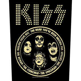 Kiss - Hailing From NYC - Sew-On Back Patch (295mm x 265mm x 355mm)