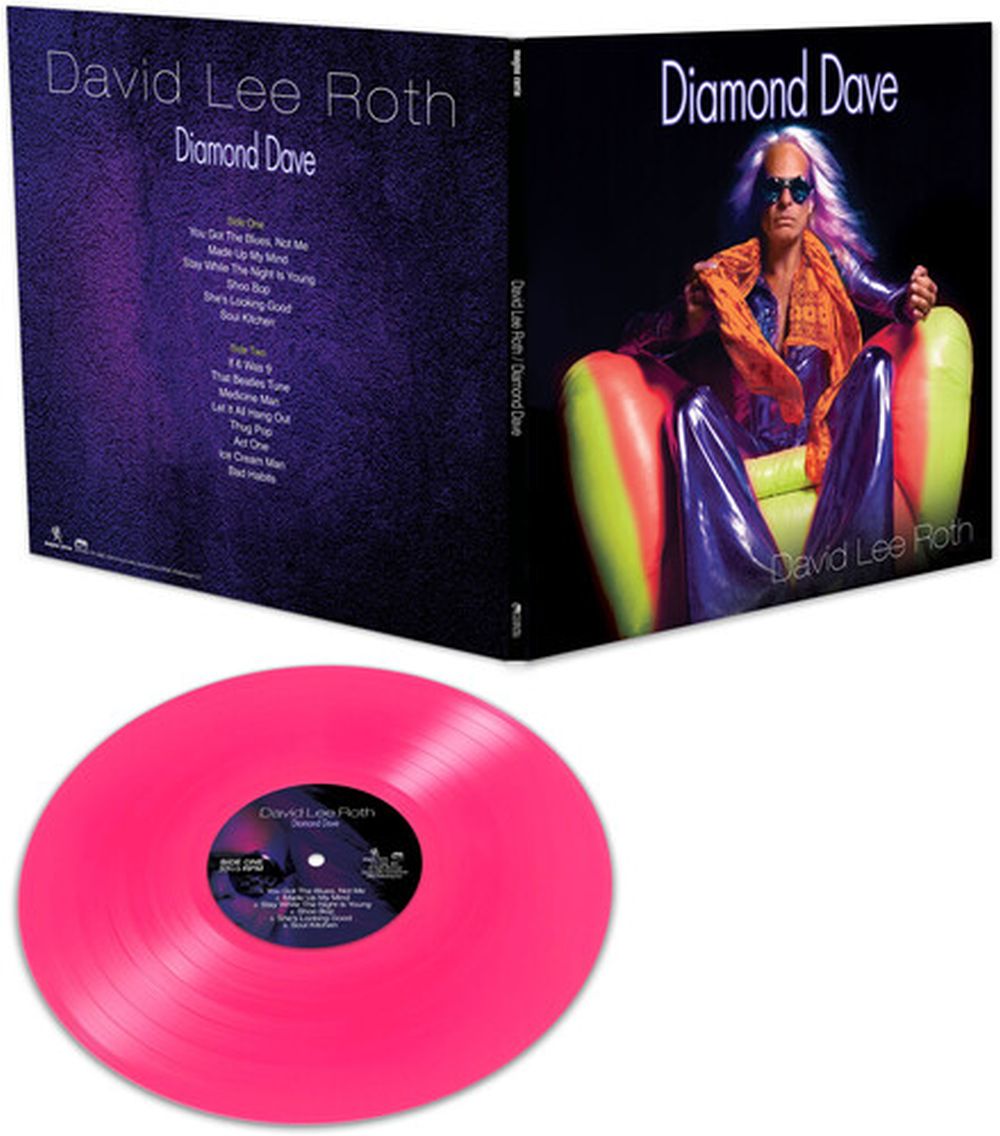 Roth, David Lee - Diamond Dave (Ltd. Ed. 2023 Pink vinyl gatefold reissue) - Vinyl - New