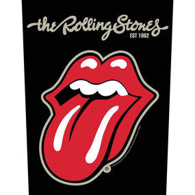 Rolling Stones - Plastered Tongue - Sew-On Back Patch (295mm x 265mm x 355mm)