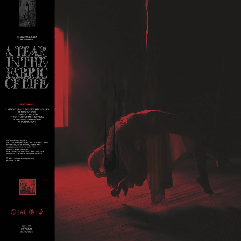 Knocked Loose - Tear In The Fabric Of Life, A (Ltd. Ed. Colour vinyl 12" EP gatefold with download) - Vinyl - New
