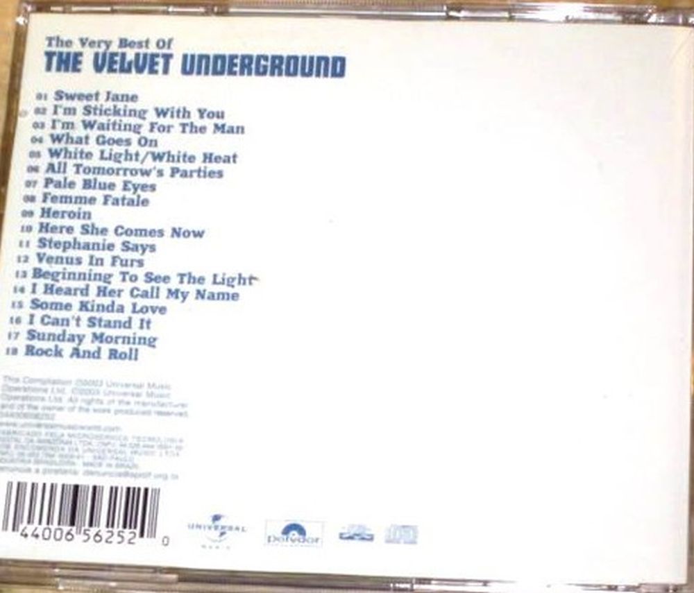 Velvet Underground - Very Best Of The Velvet Underground, The (with slipcase) - CD - New