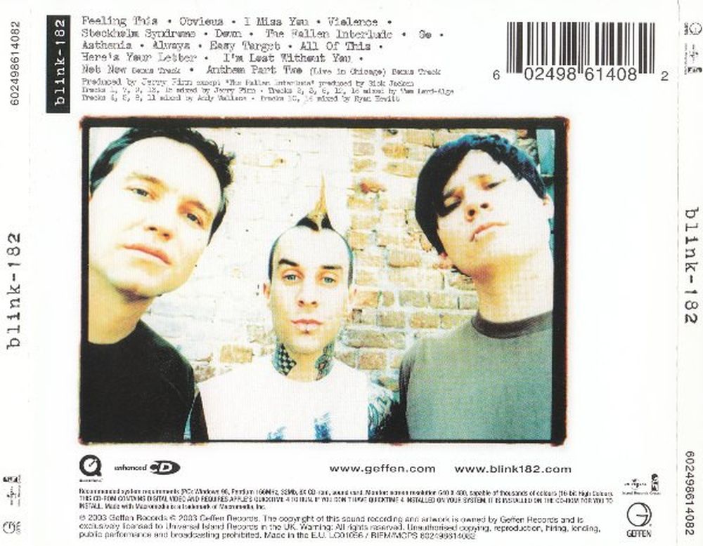 Blink 182 - Blink 182 (2003) - CD - New