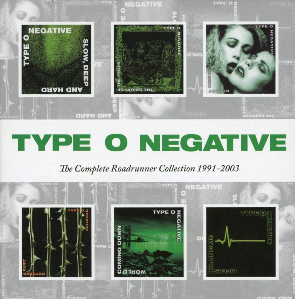 Type O Negative - Complete Roadrunner Collection 1991-2003, The (Slow, Deep And Hard/The Origin Of The Feces/Bloody Kisses/October Rust/World Coming Down/Life Is Killing Me) (6CD Box Set) - CD - New