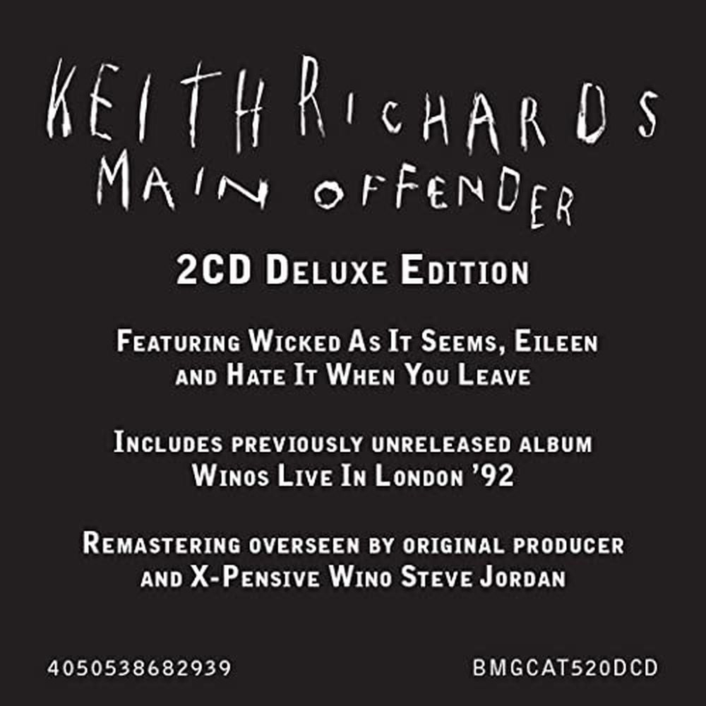 Richards, Keith - Main Offender (2022 Deluxe Ed. 2CD remastered mediabook reissue) - CD - New