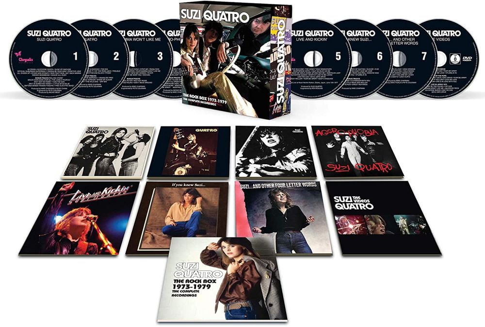 Quatro, Suzi - Rock Box 1973-1979, The: The Complete Recordings (7CD/1DVD box set) - CD - New
