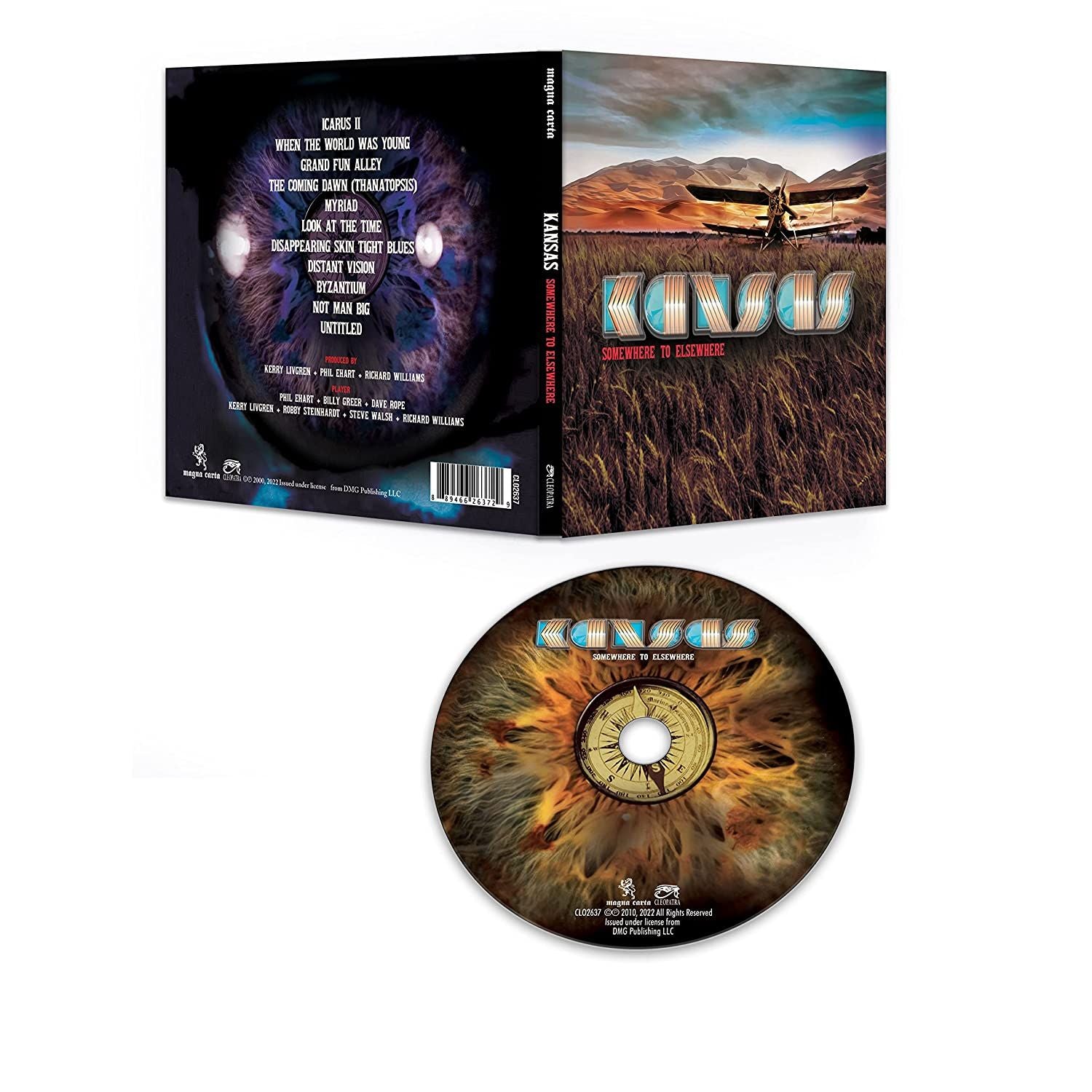 Kansas - Somewhere To Elsewhere (2022 reissue) - CD - New