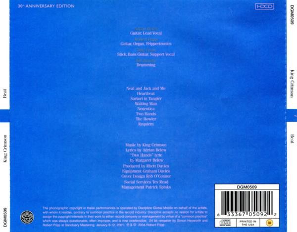 King Crimson - Beat - CD - New