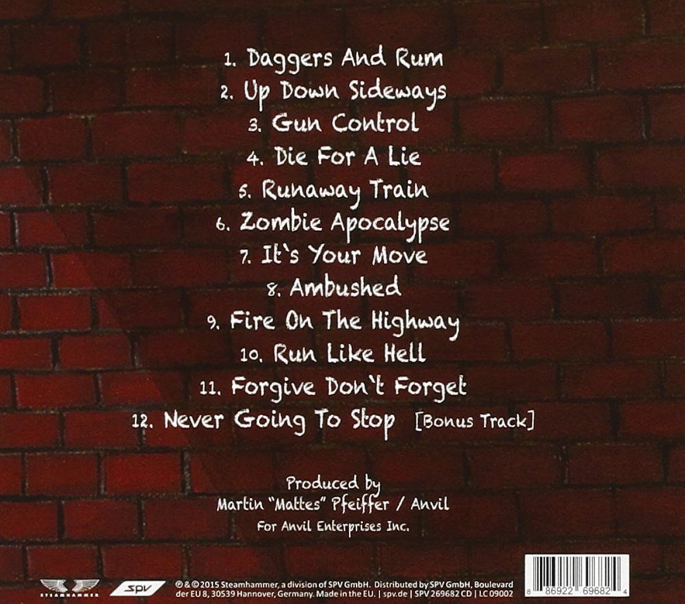 Anvil - Anvil Is Anvil (digipak with bonus track) - CD - New