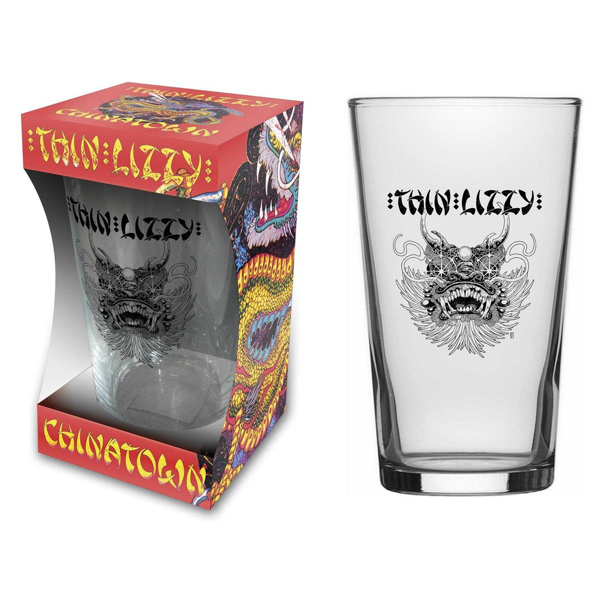 Thin Lizzy - Beer Glass - Pint - Chinatown