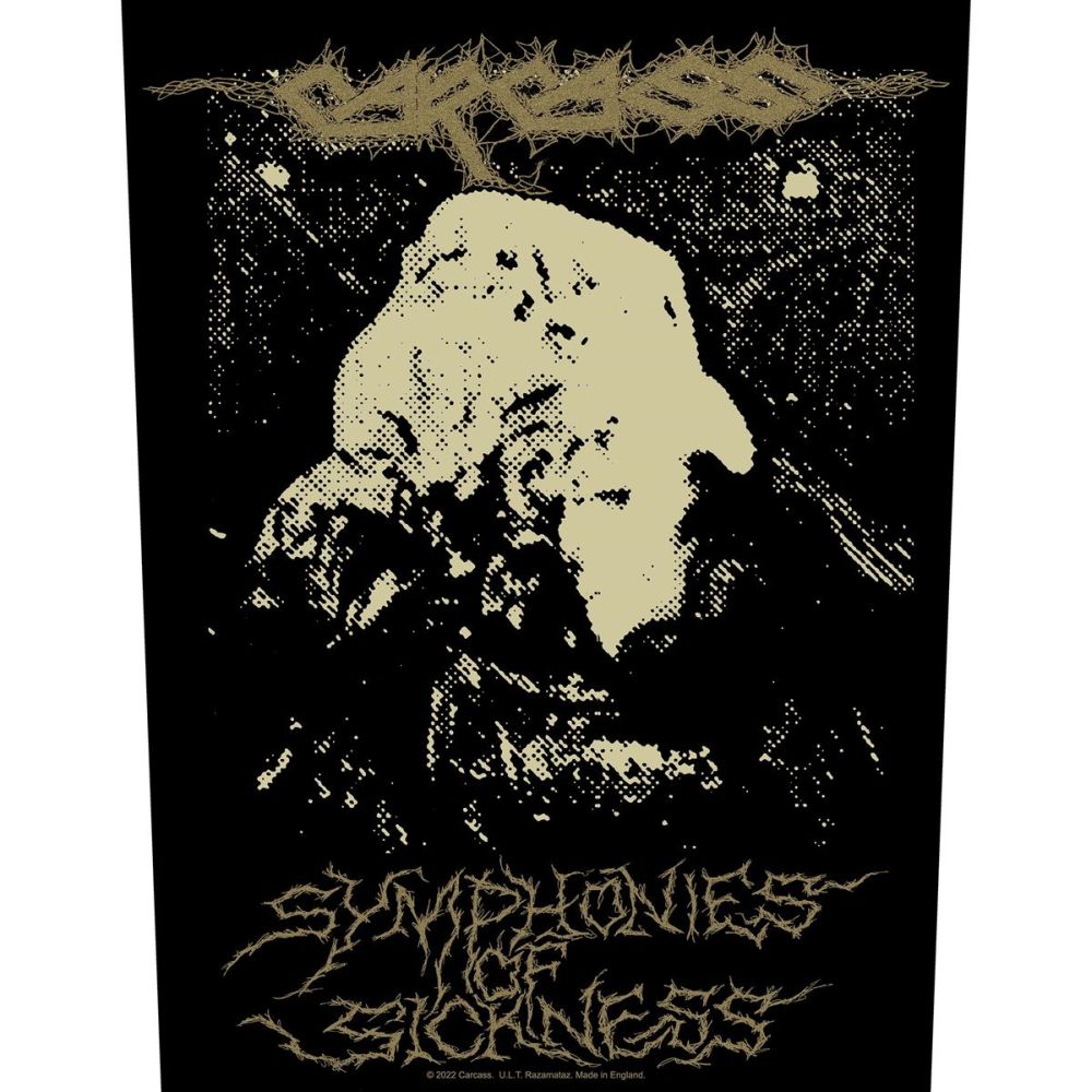 Carcass - Symphonies Of Sickness - Sew-On Back Patch (295mm x 265mm x 355mm)