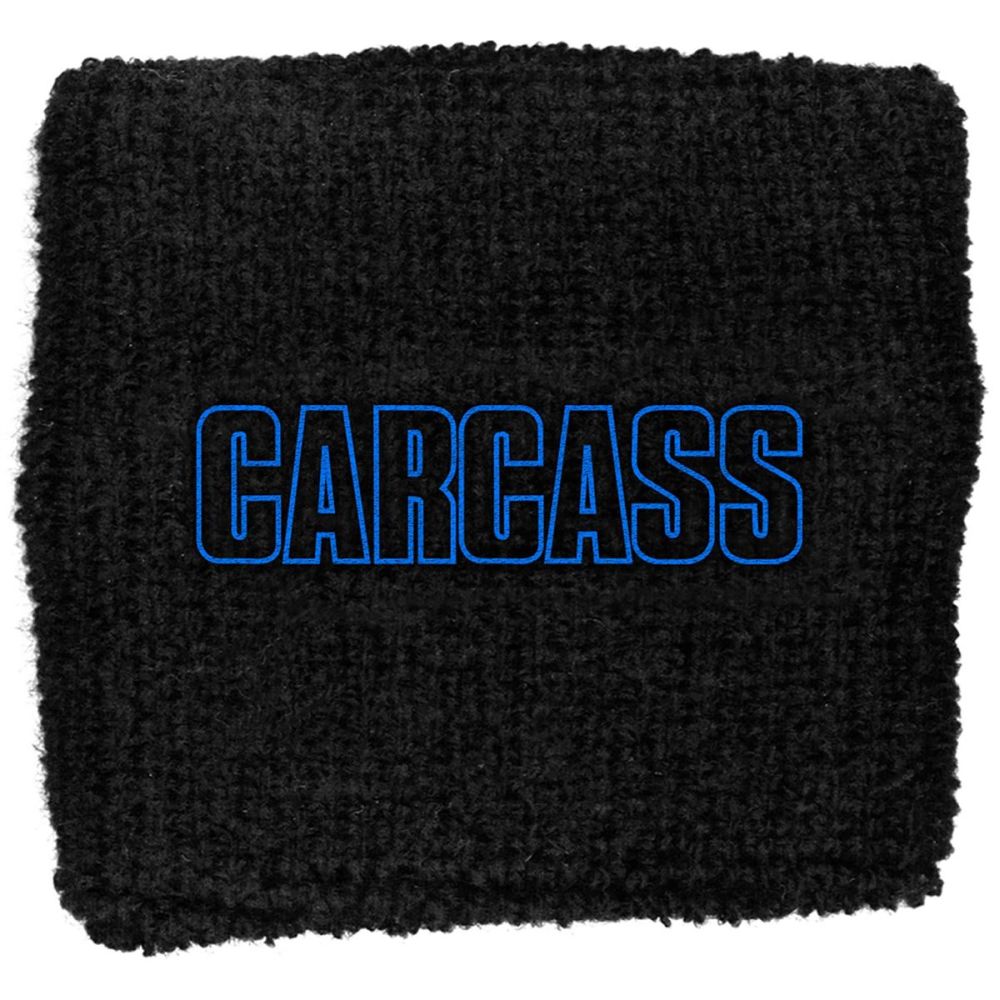 Carcass - Sweat Towelling Embroided Wristband (Logo)