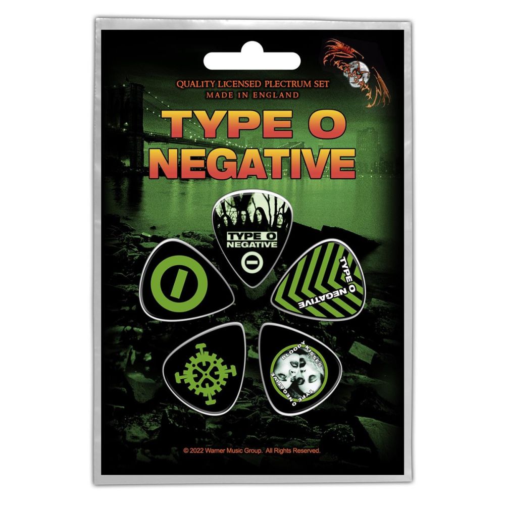 Type O Negative - 5 x Guitar Picks Plectrum Pack (World Coming Down)