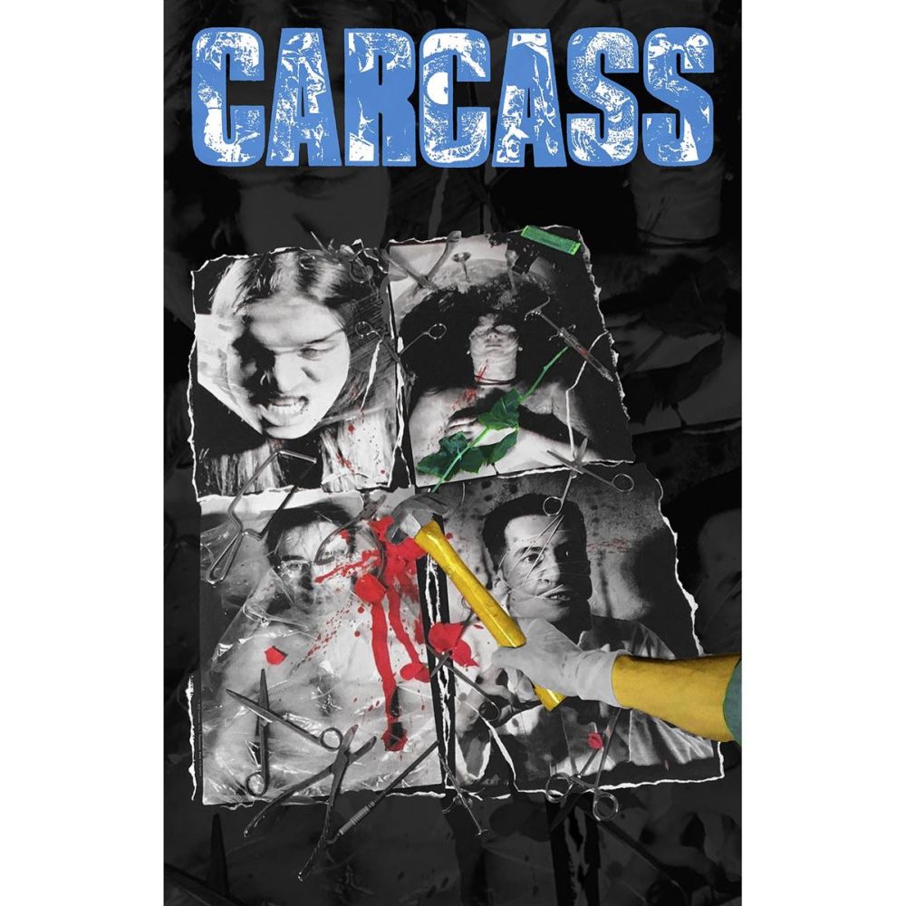 Carcass - Premium Textile Poster Flag (Necroticism) 104cm x 66cm