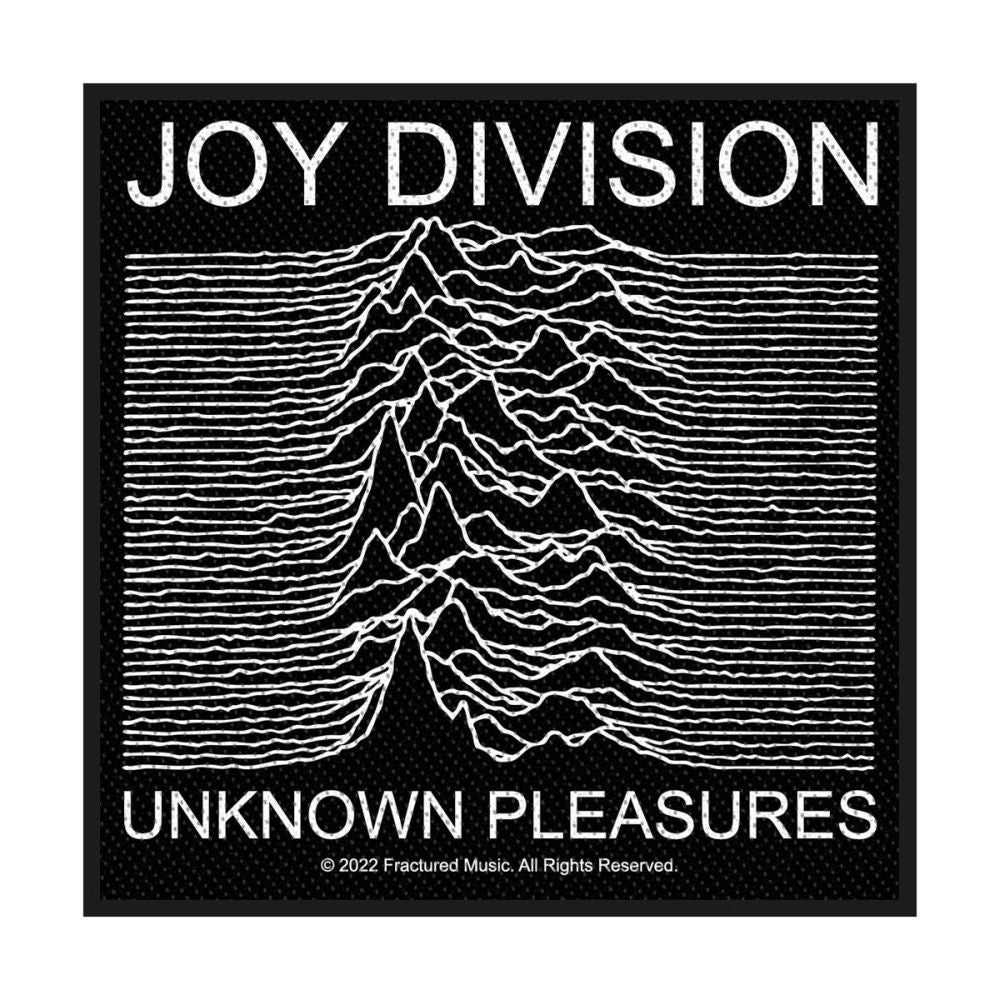 Joy Division - Unknown Pleasures (100mm x 100mm) Sew-On Patch