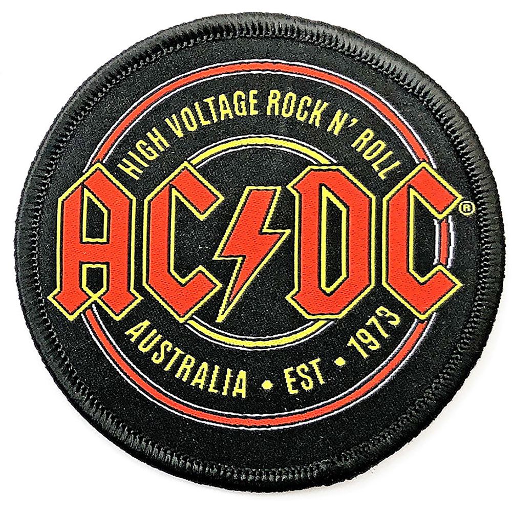 ACDC - High Voltage Est. 1973 (75mm) Sew-On Patch